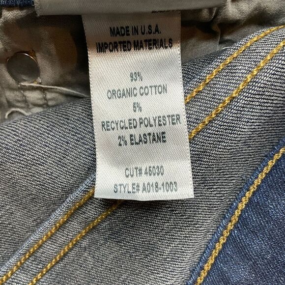 Agolde Sophie High Rise Skinny Crop 27 Amour Vert Lapis - Picture 6 of 7